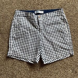 Old Navy White & Navy Shorts